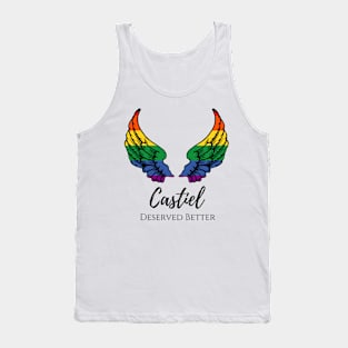 Castiel deserved better rainbow wings 2 Tank Top